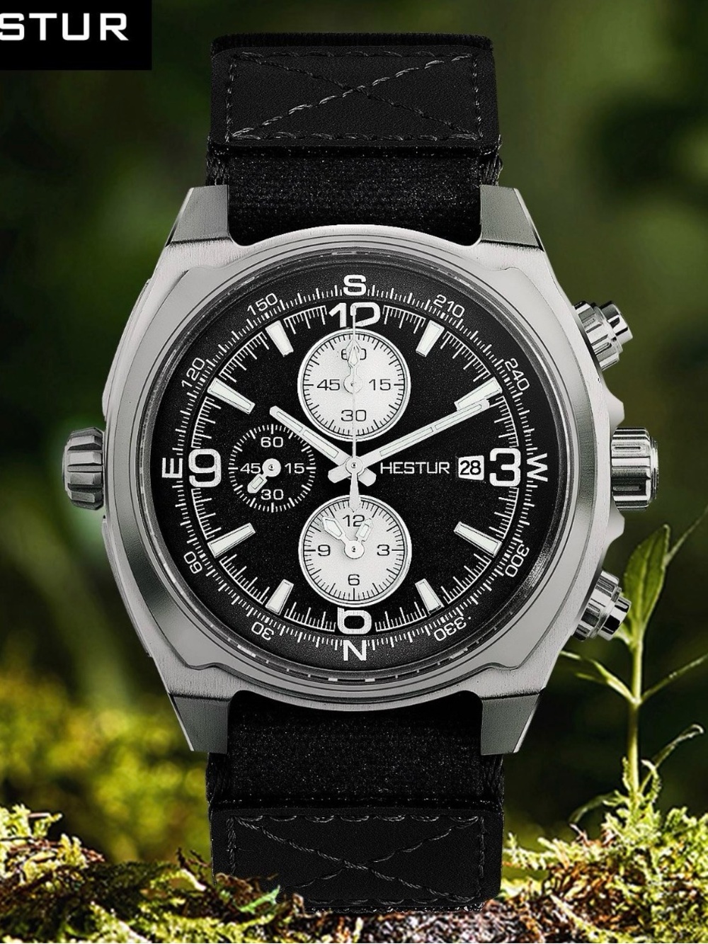 Black Chronograph Men's Watch